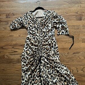 Kerrick leopard print maxi dress.